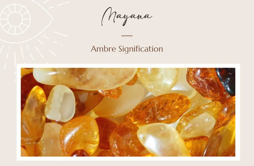 ambre signification pierre