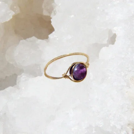 Bague Amethyste Apaisement Harmonie Protection Maya Mayana Bijoux Spirituels