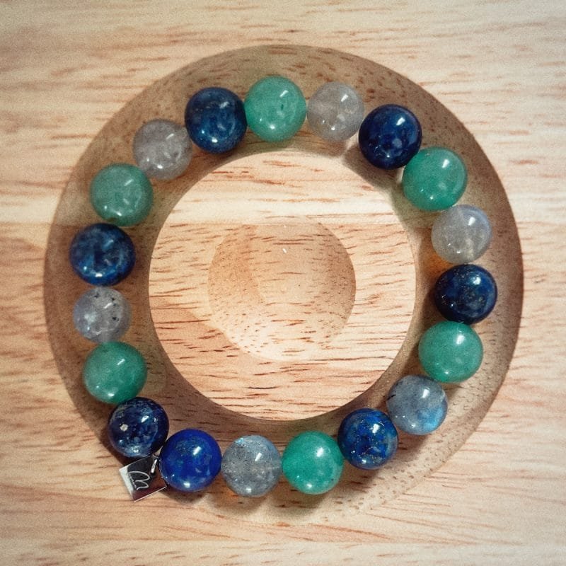 bracelet aventurine lapis lazuli labradorite