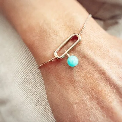 bracelet julia pierre amazonite